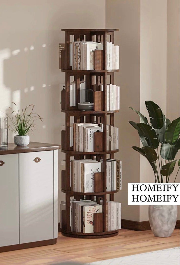 GELDEYA Modern Wood Bookshelf - Radical Homes Singapore