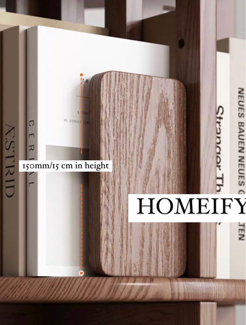 GELDEYA Modern Wood Bookshelf - Radical Homes Singapore