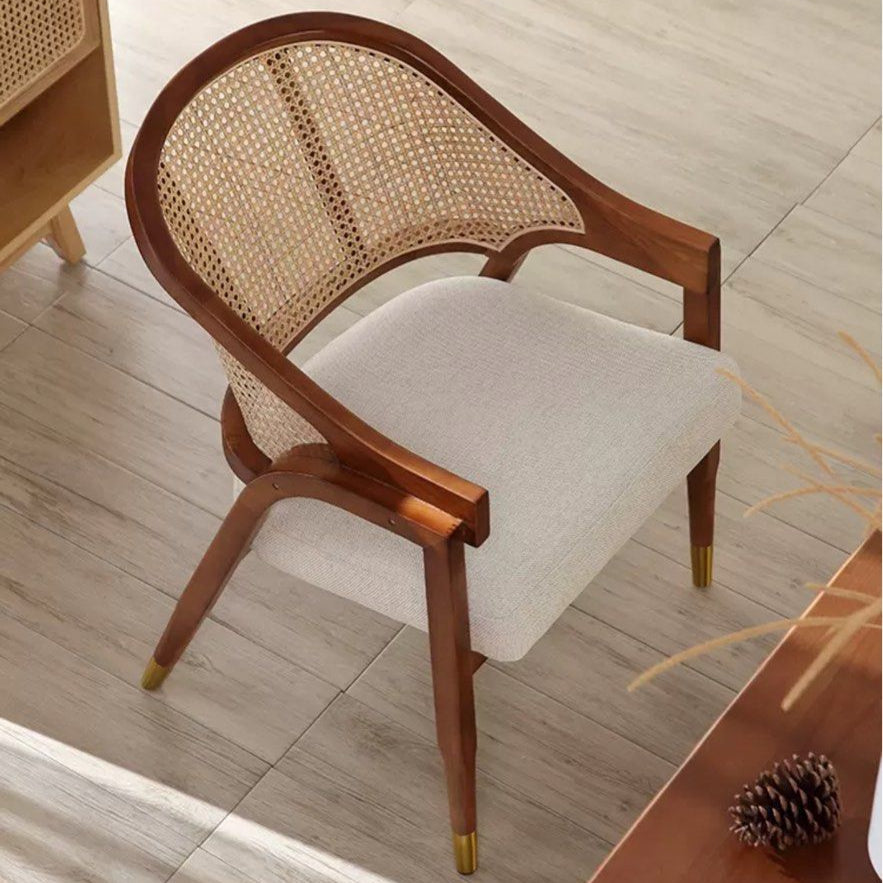 MARVELLIS Mid-Century Rattan Dining Chair - Cassa Haus Singapore