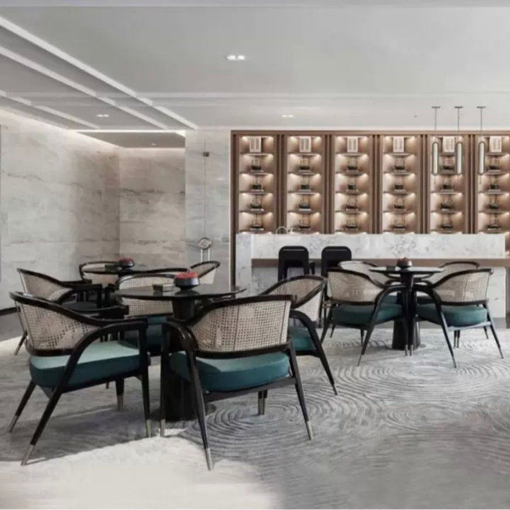 MARVELLIS Mid-Century Rattan Dining Chair - Cassa Haus Singapore