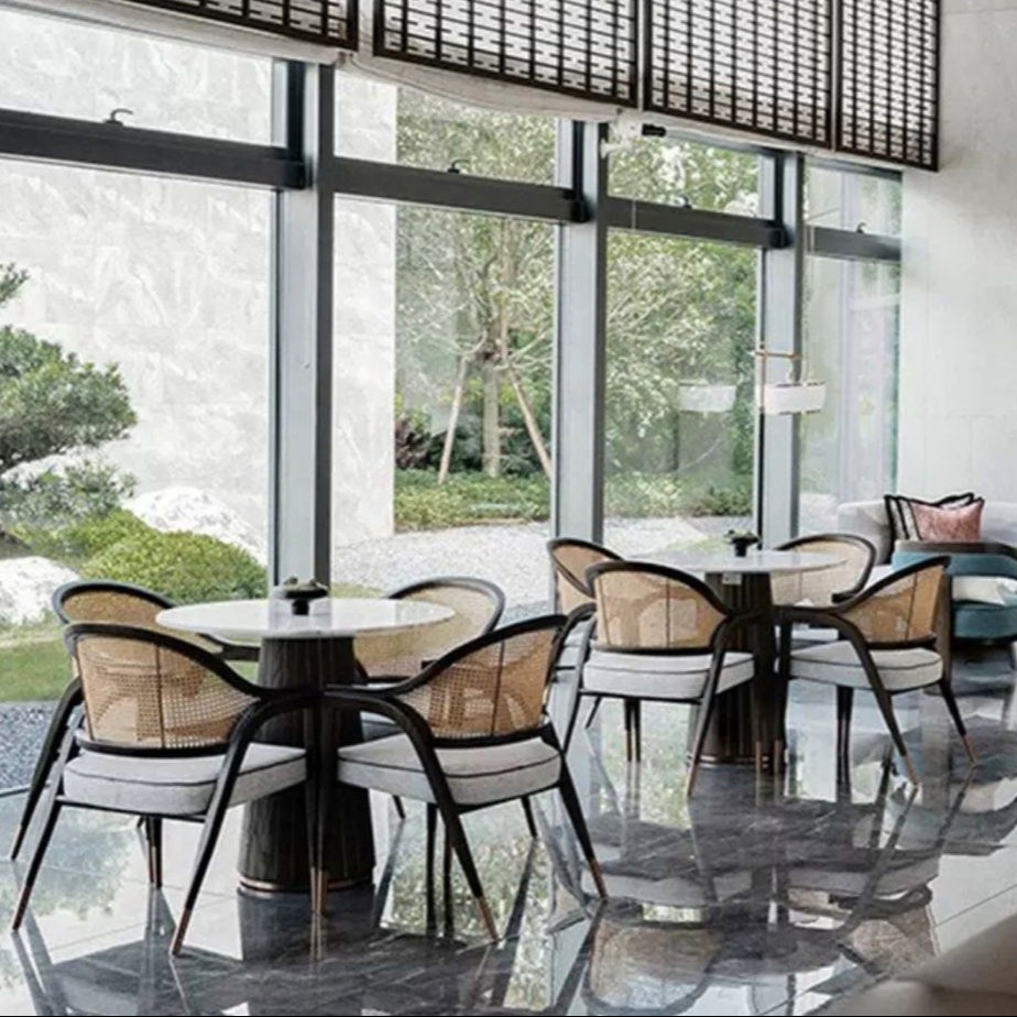 MARVELLIS Mid-Century Rattan Dining Chair - Cassa Haus Singapore