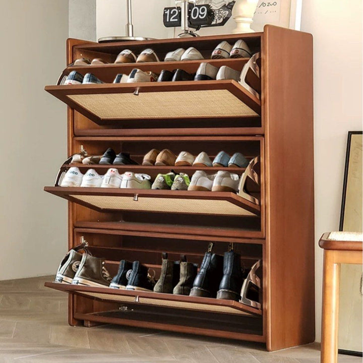 GENEVE Modern Extendable Shoe Cabinet - Radical Homes Singapore