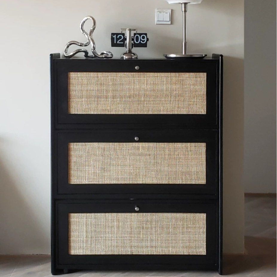 GENEVE Modern Extendable Shoe Cabinet - Radical Homes Singapore