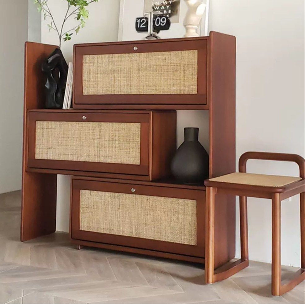 GENEVE Modern Extendable Shoe Cabinet - Radical Homes Singapore