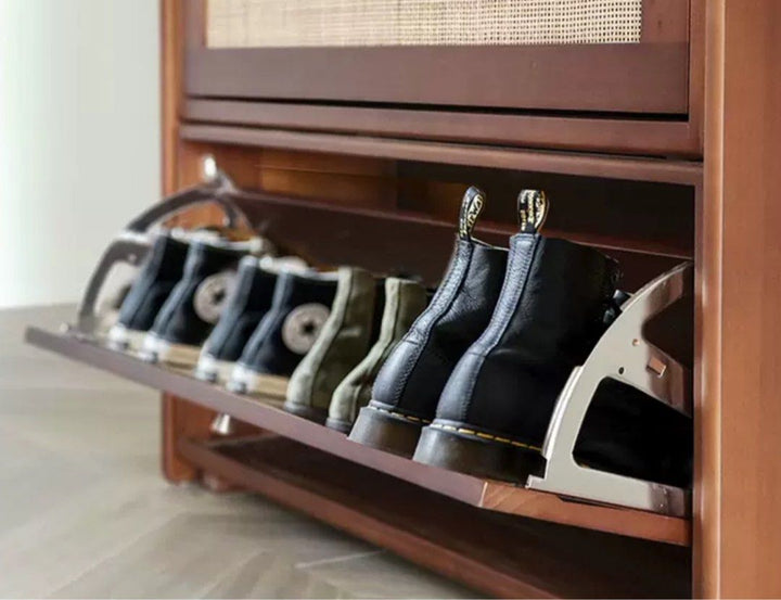 GENEVE Modern Extendable Shoe Cabinet - Radical Homes Singapore