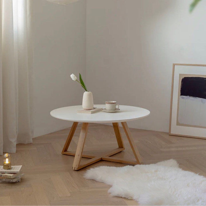 KYLE Circular Coffee Table - Radical Homes Singapore