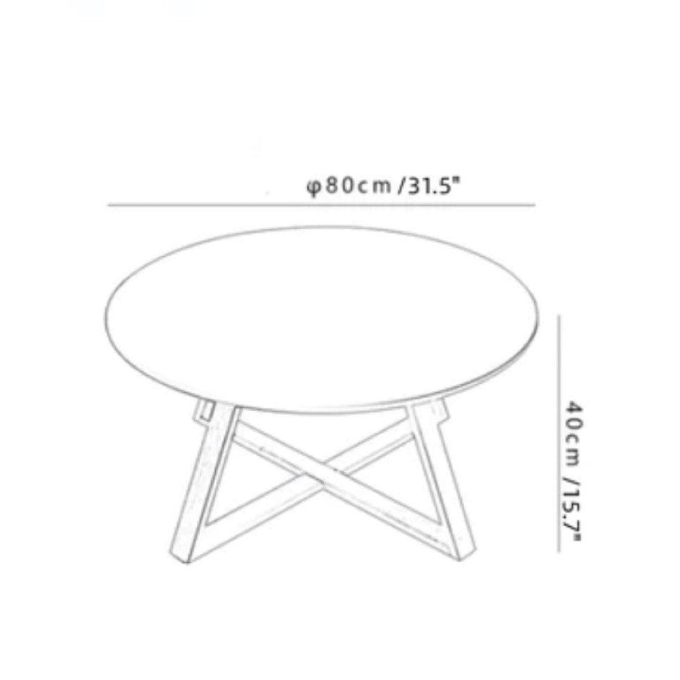 KYLE Circular Coffee Table - Radical Homes Singapore