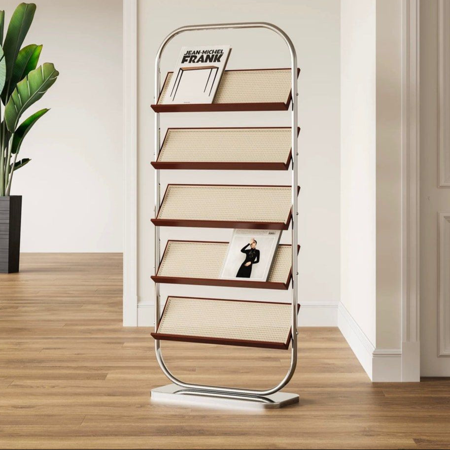 GERFIE Modern Rattan Bookshelf - Radical Homes Singapore