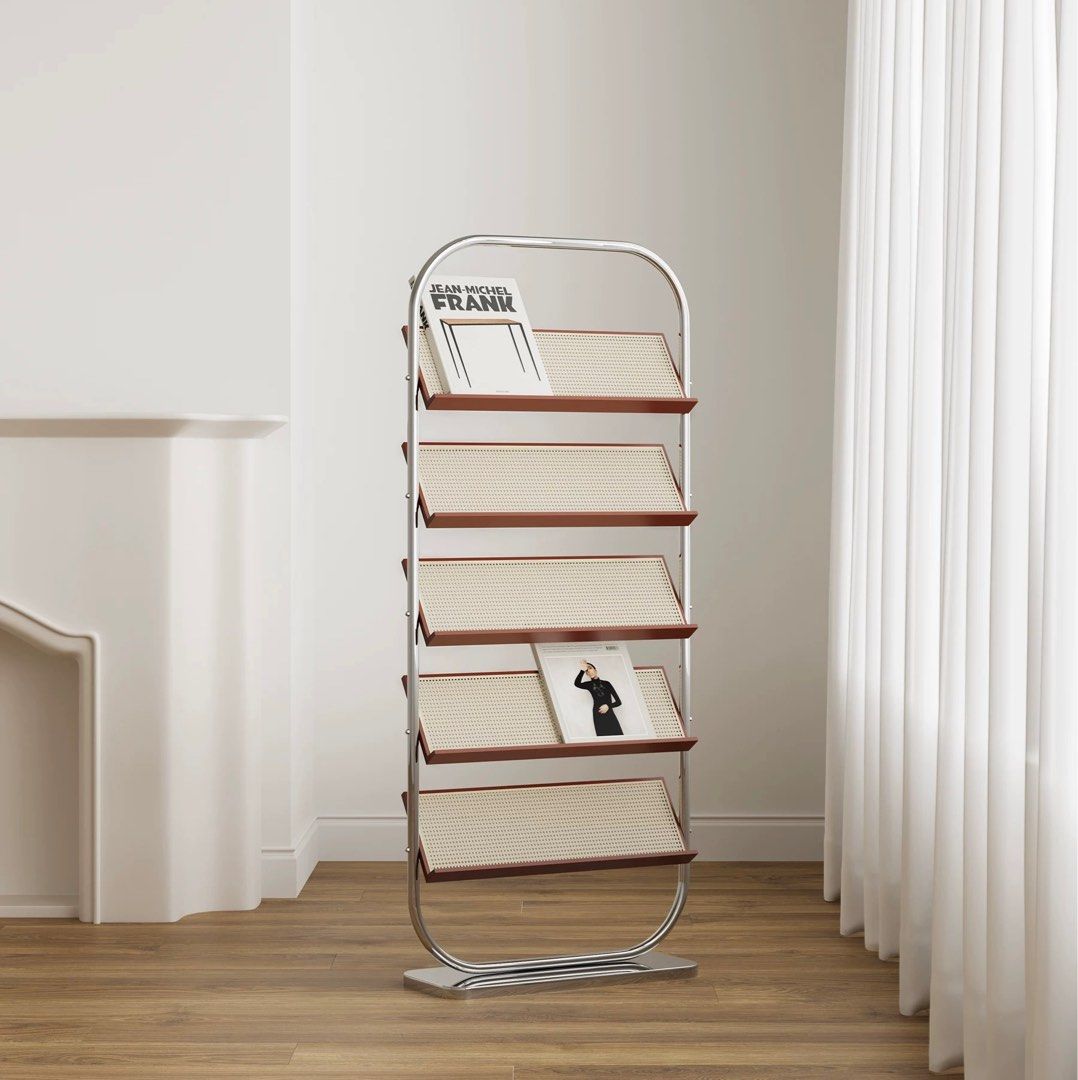 GERFIE Modern Rattan Bookshelf - Radical Homes Singapore