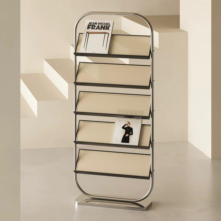 GERFIE Modern Rattan Bookshelf - Radical Homes Singapore