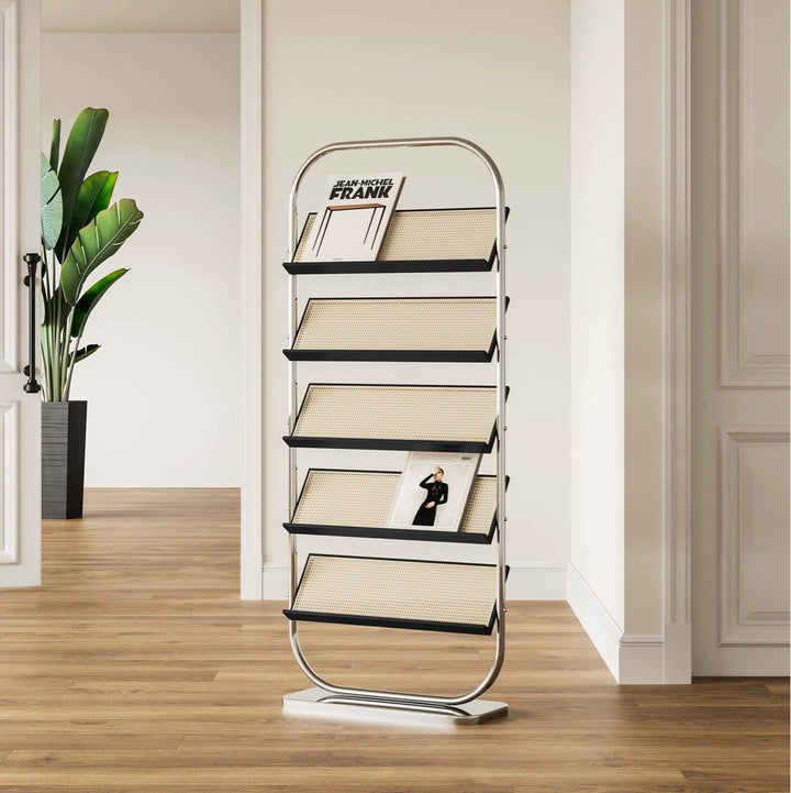 GERFIE Modern Rattan Bookshelf - Radical Homes Singapore