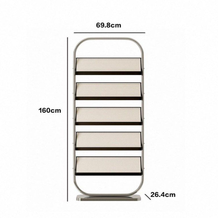 GERFIE Modern Rattan Bookshelf - Radical Homes Singapore
