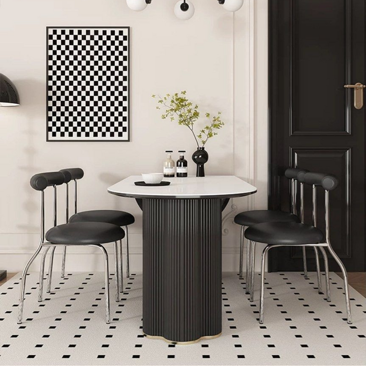 GAMBOA Modern Extendable Sintered Stone Dining Table - Radical Homes Singapore