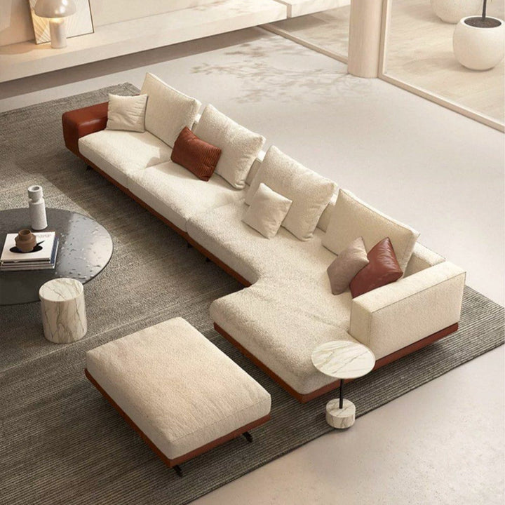 GEYOA Modern Curved Fabric Sofa - Radical Homes Singapore