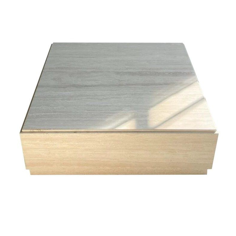 DUNHAM Modern Travertine Coffee Table - Radical Homes Singapore