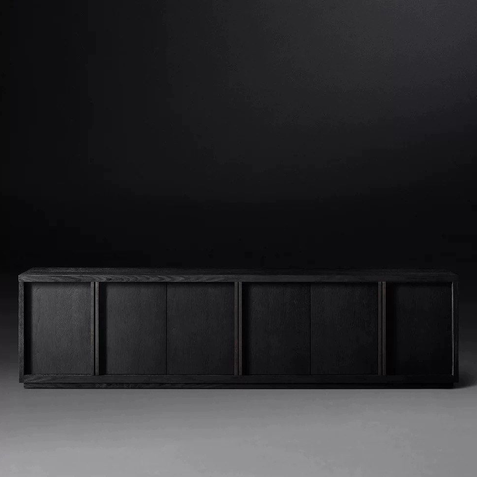 SAMUELE Vintage Solid Wood Sideboard Cabinet - Radical Homes Singapore
