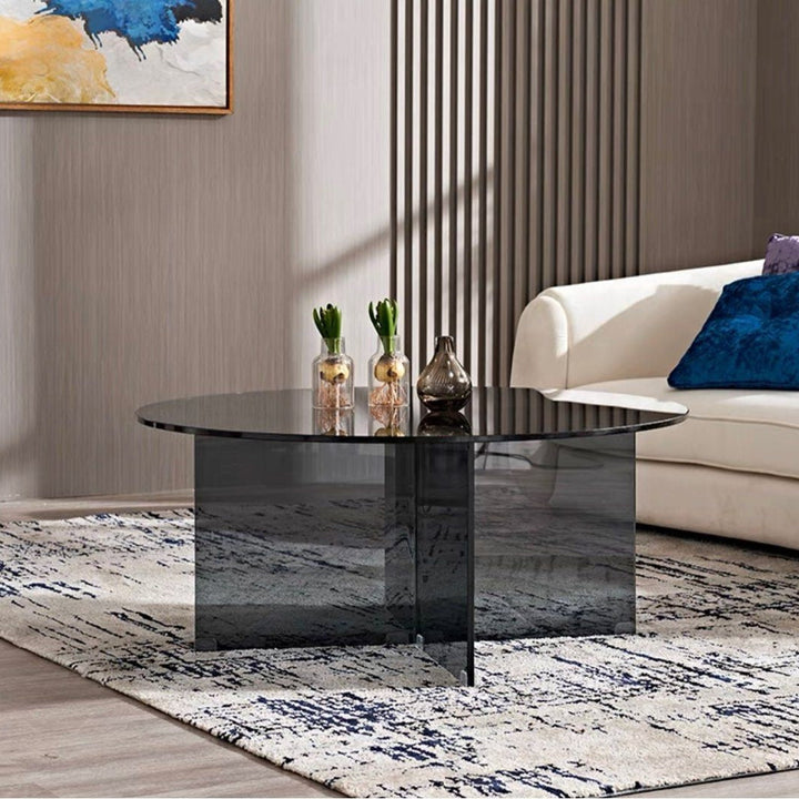 RADIC Glass Coffee Table - Radical Homes Singapore