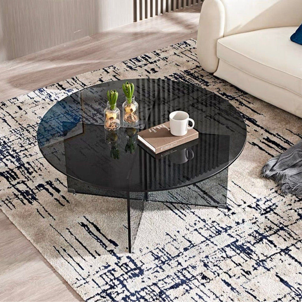 RADIC Glass Coffee Table - Radical Homes Singapore