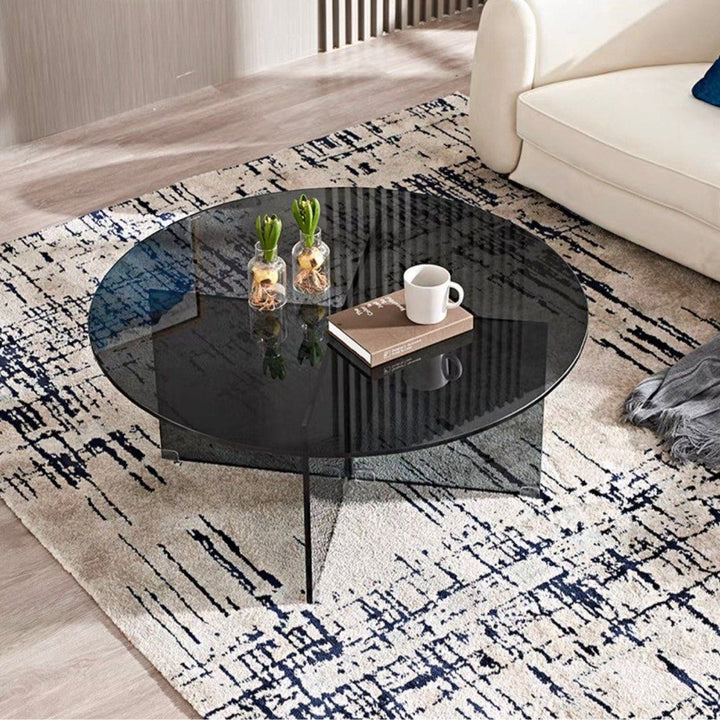 RADIC Glass Coffee Table - Radical Homes Singapore