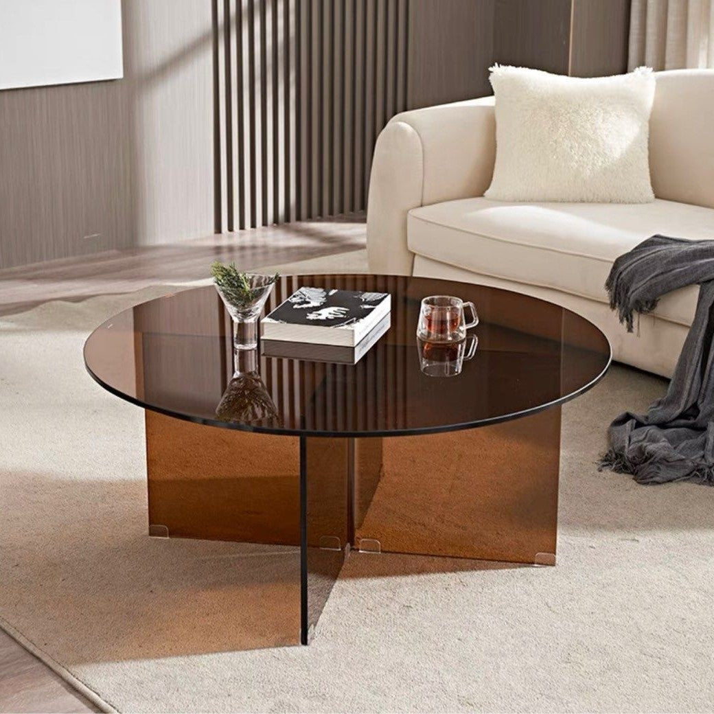 RADIC Glass Coffee Table - Radical Homes Singapore