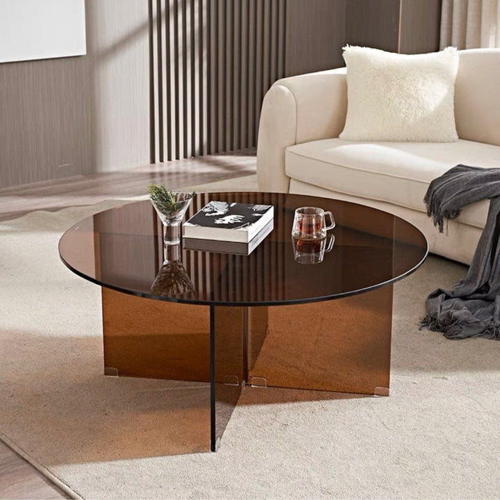 RADIC Glass Coffee Table - Radical Homes Singapore