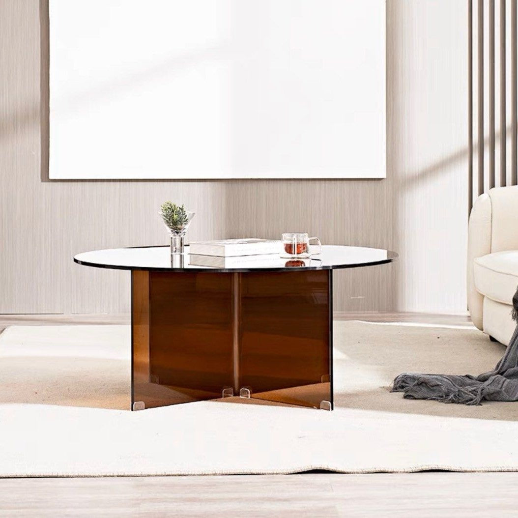 RADIC Glass Coffee Table - Radical Homes Singapore