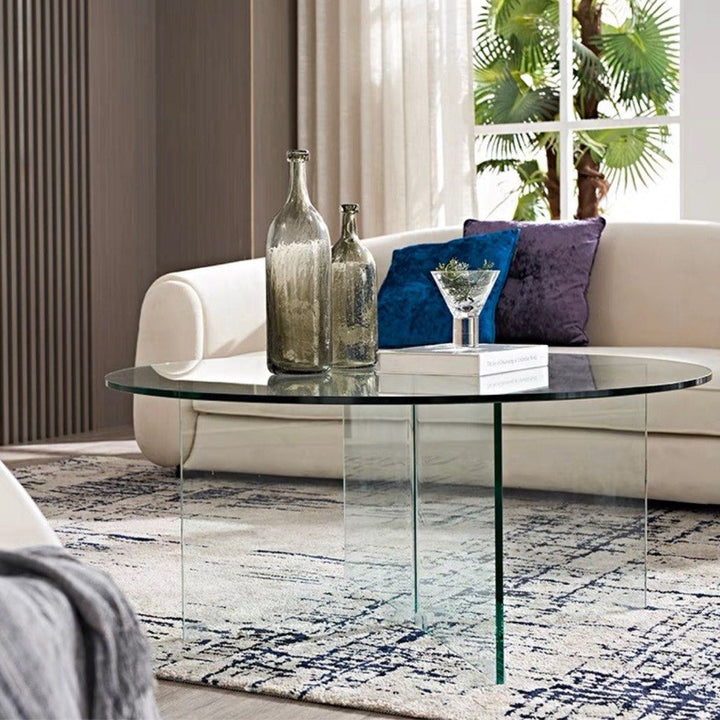 RADIC Glass Coffee Table - Radical Homes Singapore