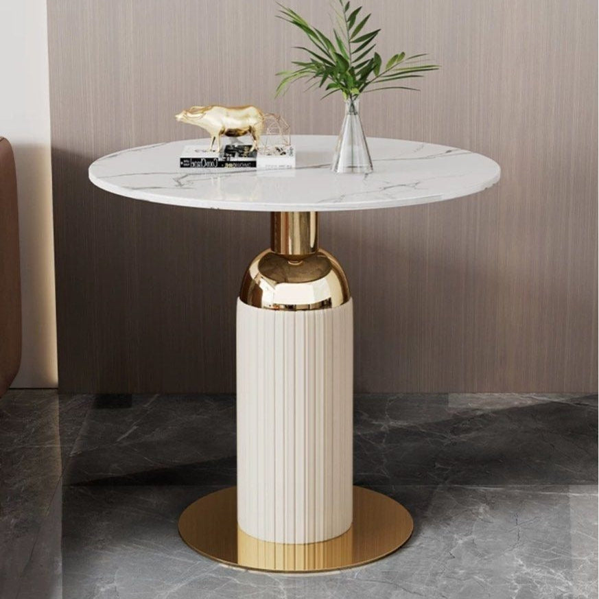 NORMAN Modern Sintered Stone Side Table - Radical Homes Singapore