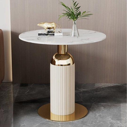 ZEVRIN Modern Sintered Stone Side Table - Cassa Haus Singapore