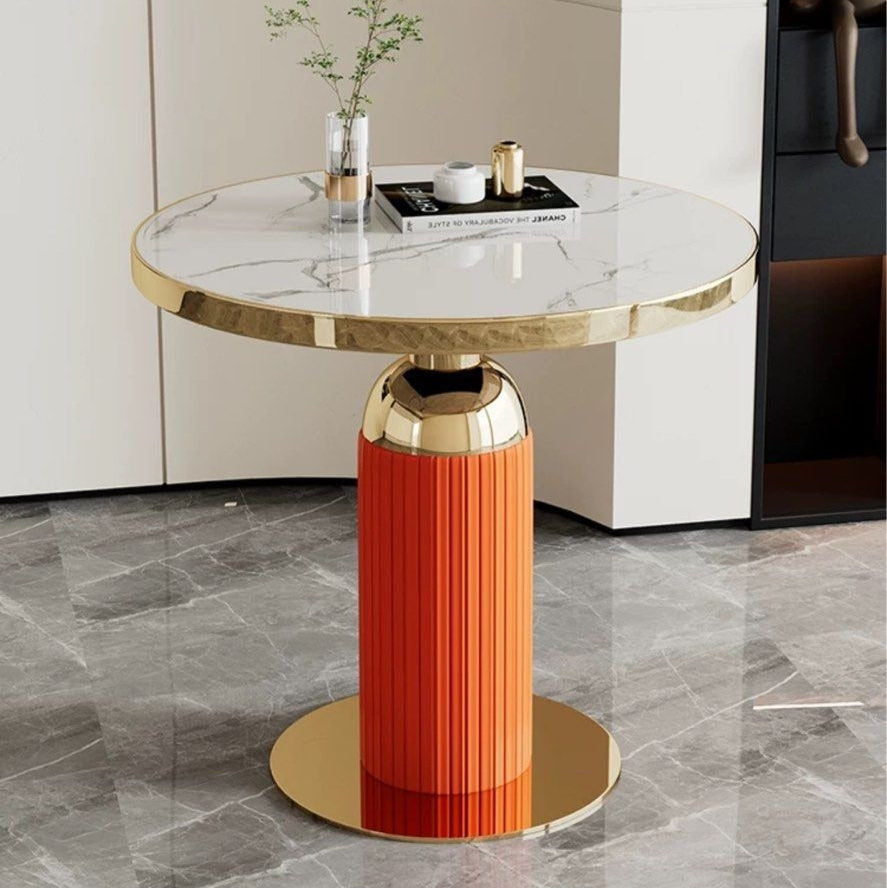NORMAN Modern Sintered Stone Side Table - Radical Homes Singapore