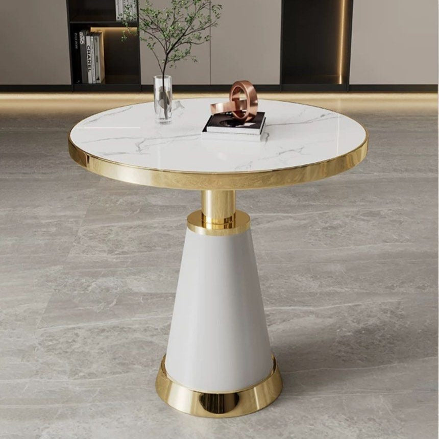 NORMAN Modern Sintered Stone Side Table - Radical Homes Singapore
