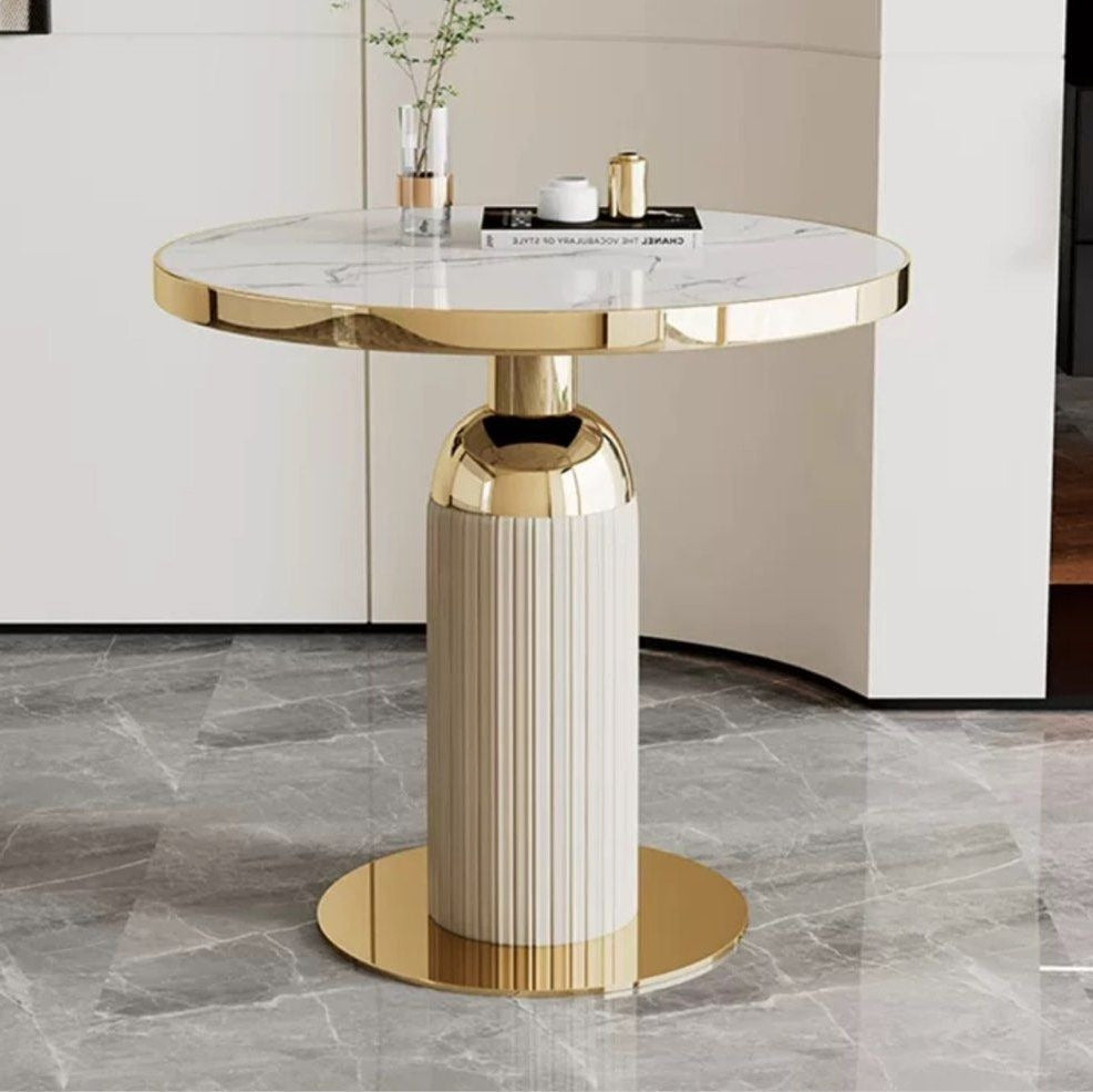 NORMAN Modern Sintered Stone Side Table - Radical Homes Singapore