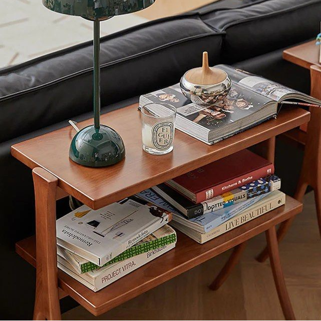 KATRIN Herringbone Solid Wood Table - Radical Homes Singapore