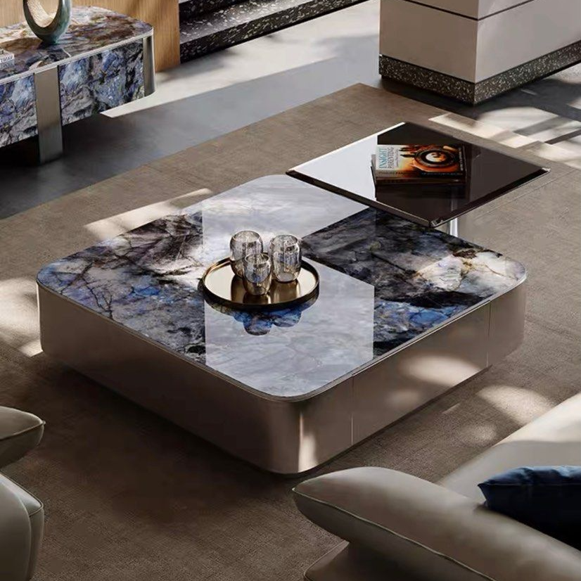 RUSLAN Luxury Marble Coffee Table - Radical Homes Singapore