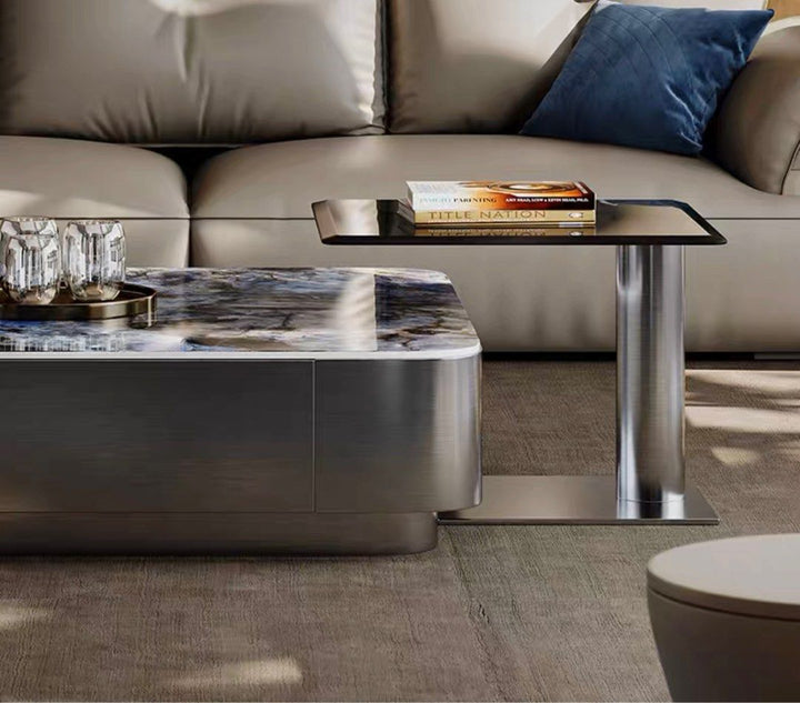 RUSLAN Luxury Marble Coffee Table - Radical Homes Singapore