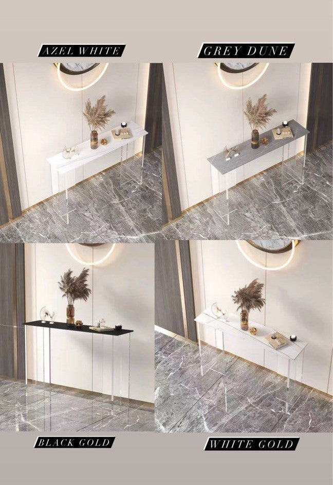 TOBIN Marble Console Table - Radical Homes Singapore