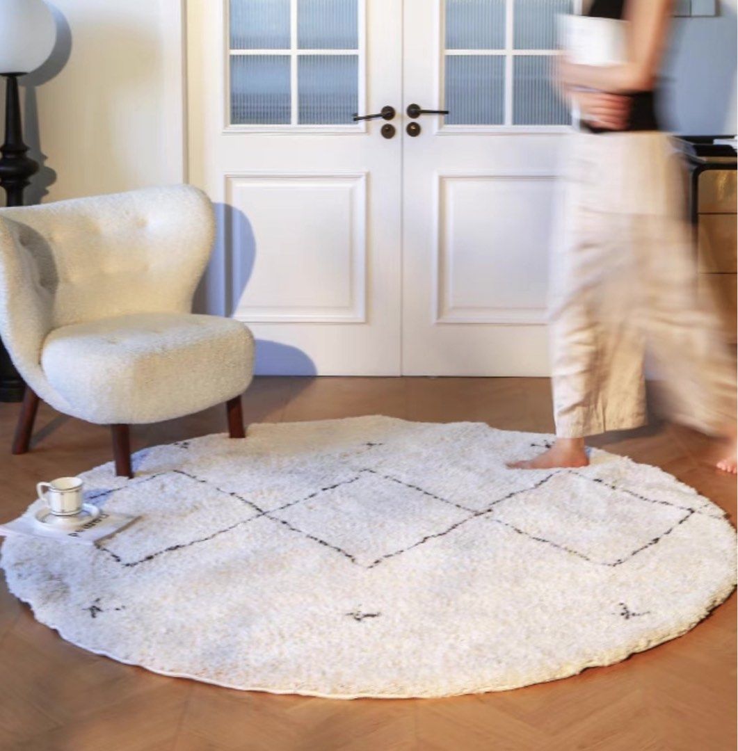 TUOR Modern Round Rug - Radical Homes Singapore