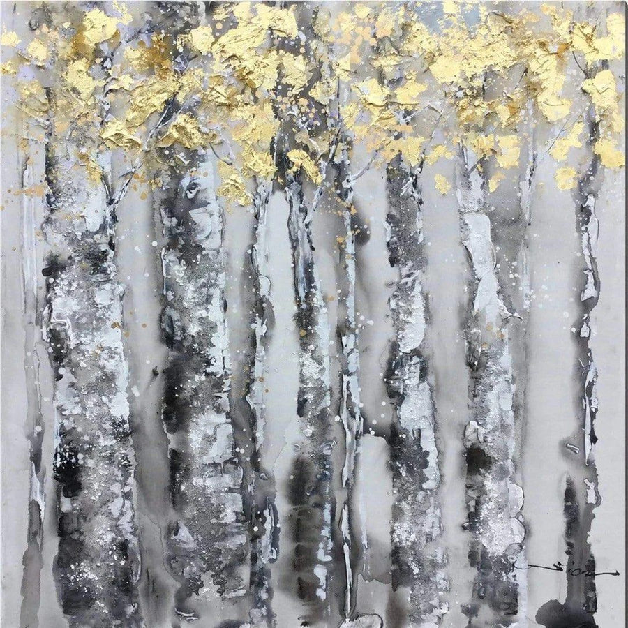GOLDEN Canopy Oil Painting - Radical Homes Singapore