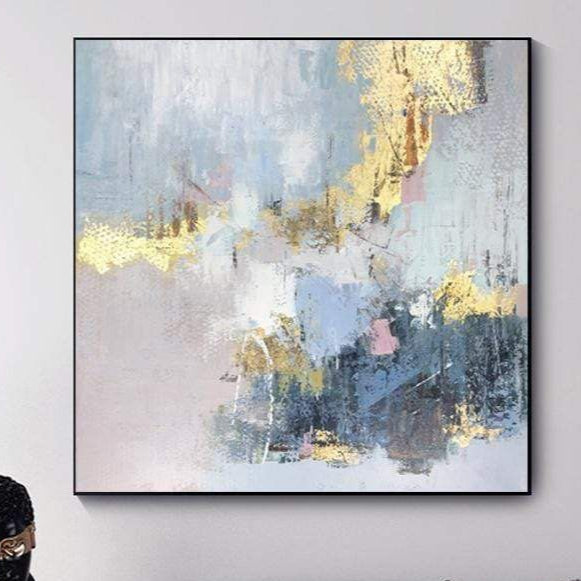 GOLDEN Haze Oil Painting - Radical Homes Singapore