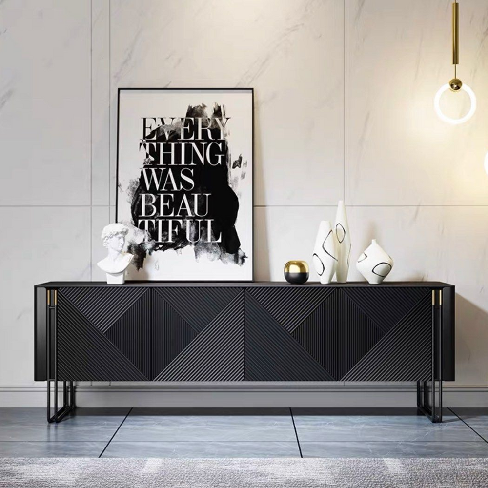 ZENNIS Modern Sintered Stone TV Console - Cassa Haus Singapore