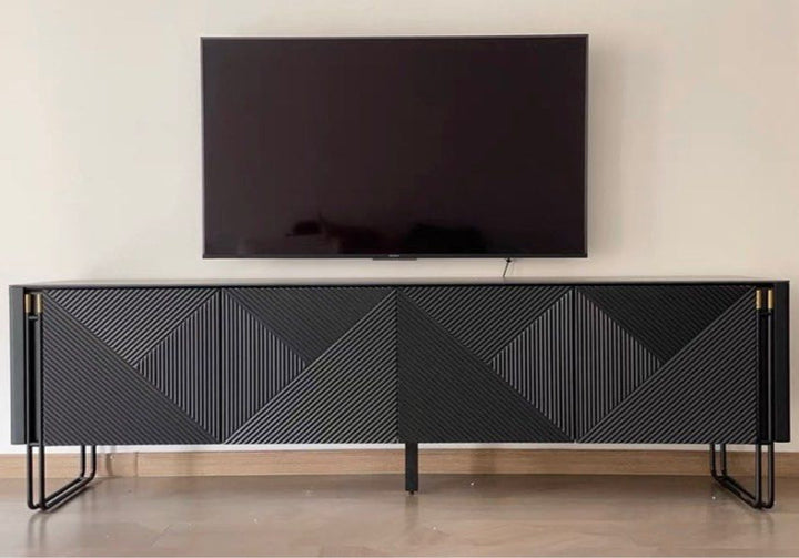 ZENNIS Modern Sintered Stone TV Console - Cassa Haus Singapore