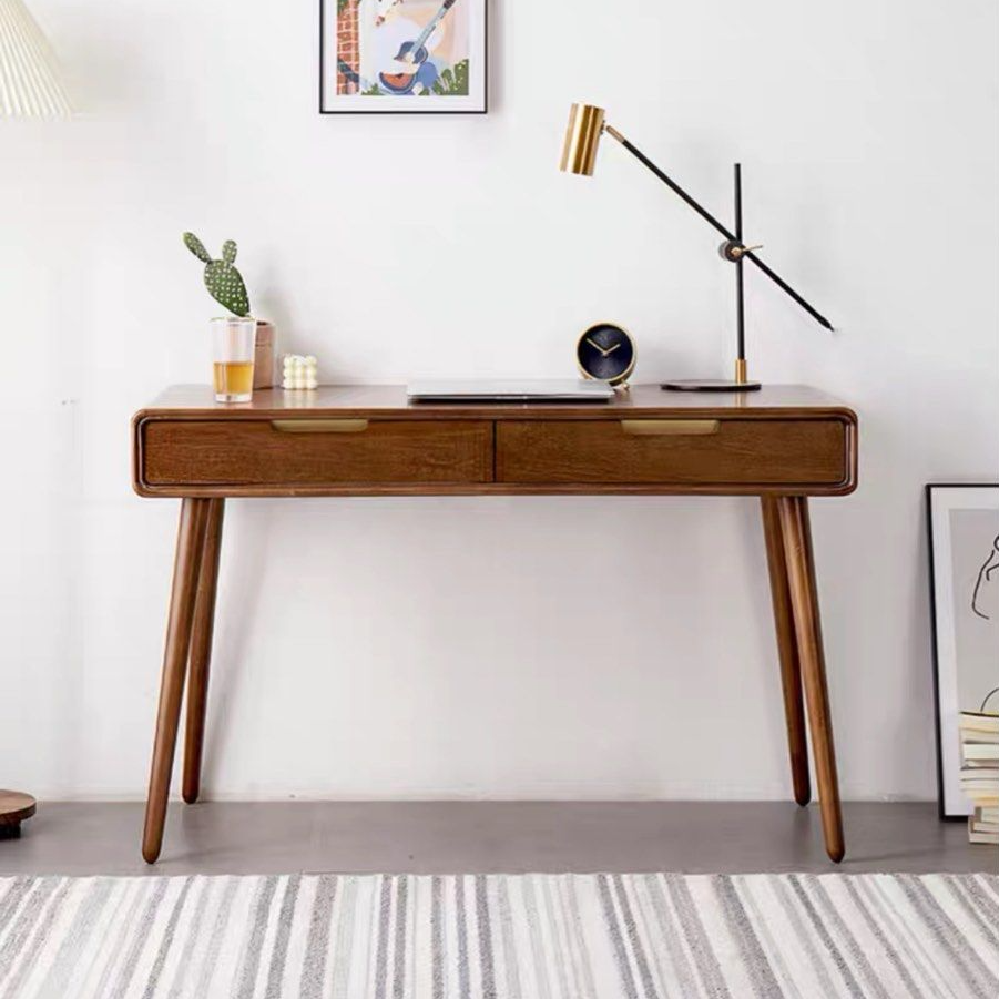 ODYSSEUS Solid Wood Study Table - Radical Homes Singapore