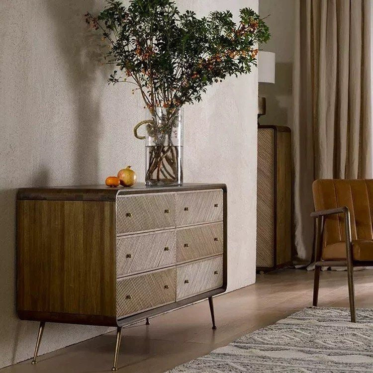 GABRIALIS Rustic Chest Of Drawers - Radical Homes Singapore