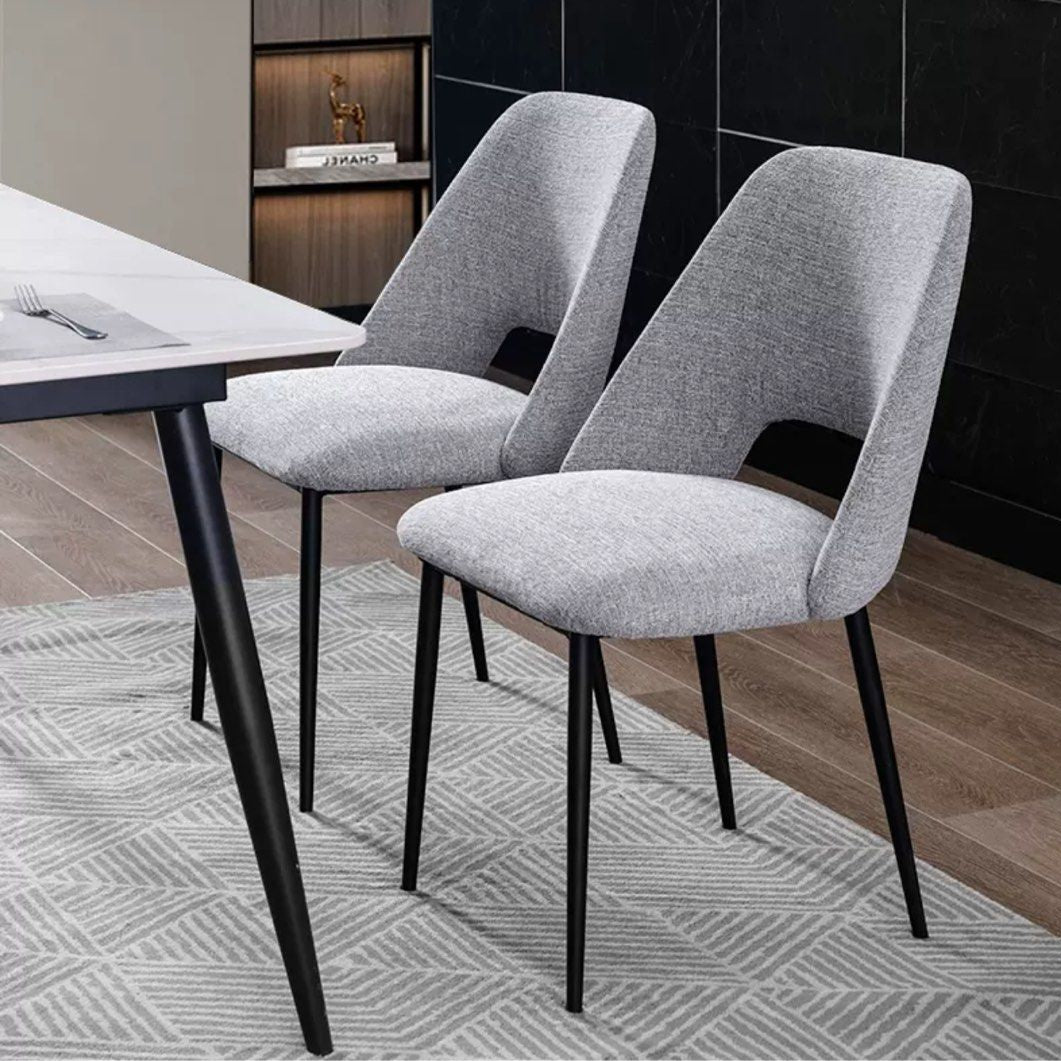 GOTAL Modern Fabric Dining Chair - Radical Homes Singapore