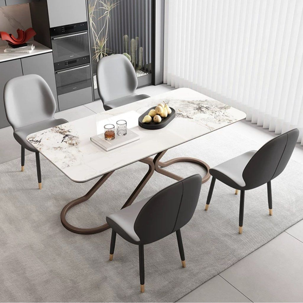 KENT Modern Leathaire Dining Chair - Radical Homes Singapore