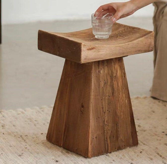 GELLERT Modern Solid Wood Side Table - Radical Homes Singapore