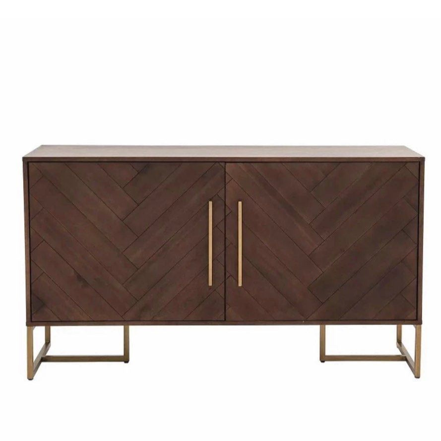 HURLAY Herringbone Sideboard Cabinet - Radical Homes Singapore
