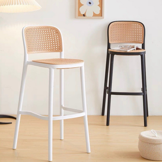 MARVIEL Vintage Rattan Bar Stool - Cassa Haus Singapore