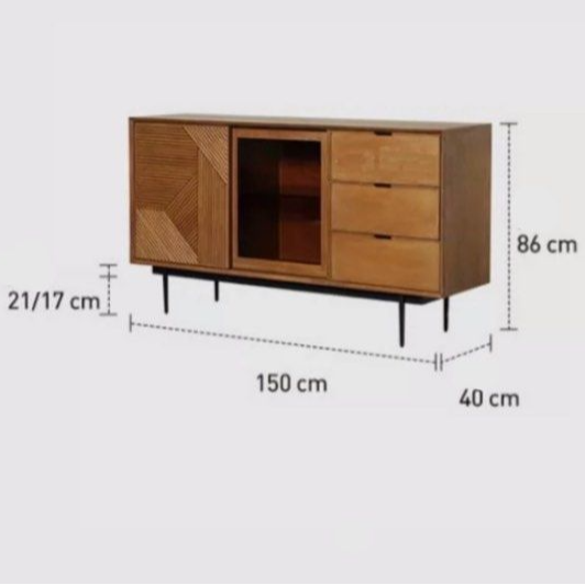 KALLEN Mid-Century Sideboard - Radical Homes Singapore