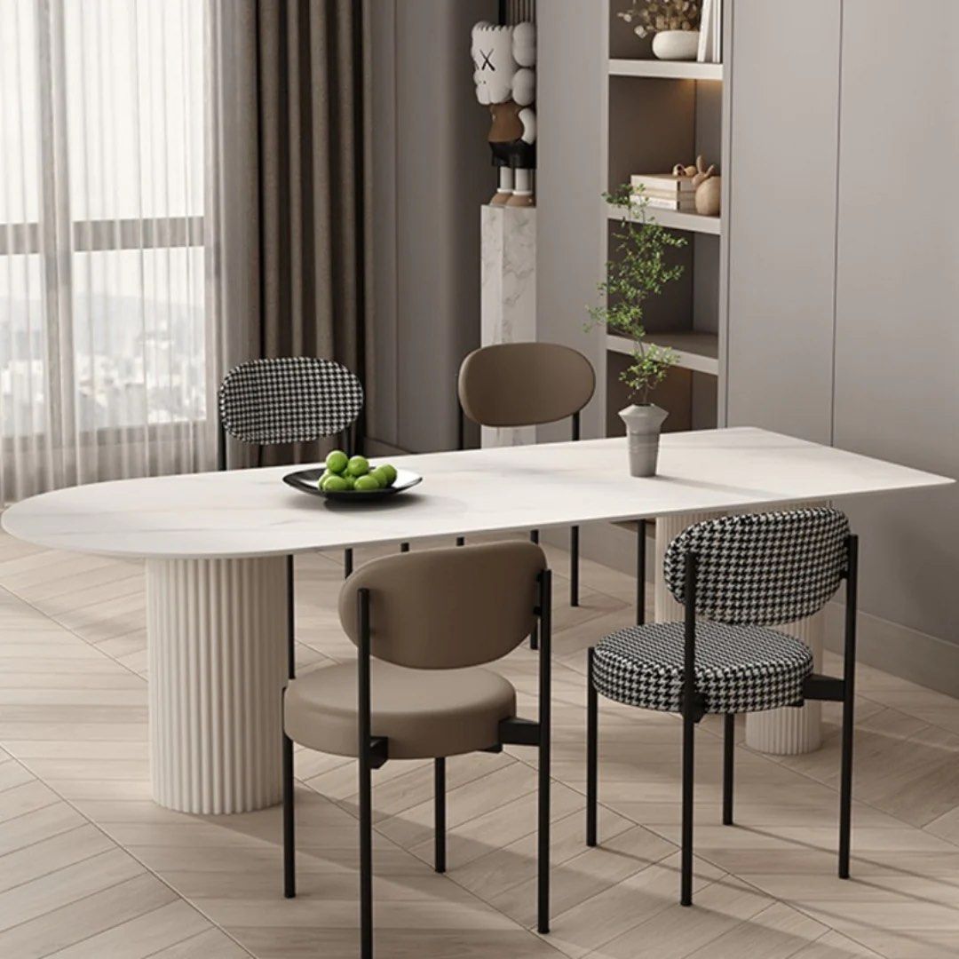 DUSTAN Dining Table - Radical Homes Singapore